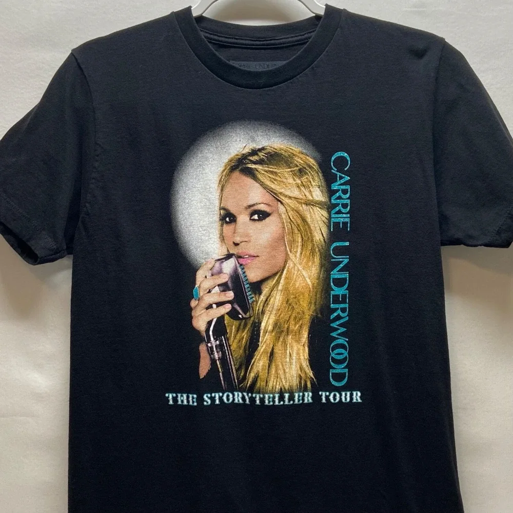 Carrie Underwood T-Shirt Adult Medium Black Story Teller Tour 2016 Concert Tee